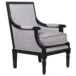 Кресло Harry Armchair black and grey velour варинант исполнения - 1 | Loft Concept в Санкт-петербурге