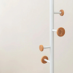 Напольная вешалка из древесины бука Unique Shaped Furniture Floor Hanger White варинант исполнения - 5 | Loft Concept в Санкт-петербурге
