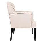 Кресло Addison Chic Armchair beige flax варинант исполнения - 1 | Loft Concept в Санкт-петербурге