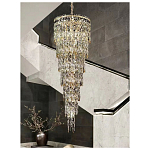 Люстра многоярусная каскадная с хрустальными подвесками Roul Crystal Light варинант исполнения - 10 | Loft Concept в Санкт-петербурге