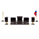 Настольный письменный набор из нефрита на ножках Executive Recruitment варинант исполнения - 5 | Loft Concept в Санкт-петербурге