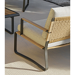 Дизайнерское уличное кресло на металлическом каркасе PHOENIX Armchair варинант исполнения - 6 | Loft Concept в Санкт-петербурге