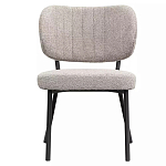 Стул мягкий с серо-бежевой буклированной обивкой Inspiration from Provence варинант исполнения - 1 | Loft Concept в Санкт-петербурге