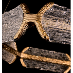 Люстра кольцевая с текстурным природным рисунком IceFlame варинант исполнения - 2 | Loft Concept в Санкт-петербурге