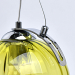 Люстра каскадная с 5-ю разноцветными стеклянными плафонами Kaleido варинант исполнения - 8 | Loft Concept в Санкт-петербурге