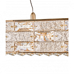 Люстра волнистой формы с текстурной огранкой Reflection of Reality варинант исполнения - 4 | Loft Concept в Санкт-петербурге