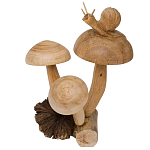 Статуэтка из дерева улитка Animals of the World варинант исполнения - 2 | Loft Concept в Санкт-петербурге