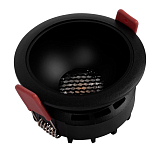 Встраиваемый спот светодиодный круглый черного цвета с углублением Ombra Lux  варинант исполнения - 4 | Loft Concept в Санкт-петербурге