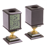 Настольный канцелярский набор из нефрита Apollo варинант исполнения - 4 | Loft Concept в Санкт-петербурге