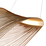 Подвесной светильник фигурный из деревянных прутьев Ecofriendly Light Source варинант исполнения - 4 | Loft Concept в Санкт-петербурге