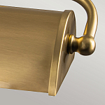 Светильник для картин цвета состаренная латунь с широким плафоном на прямоугольном основании Elstead Lighting варинант исполнения - 11 | Loft Concept в Санкт-петербурге