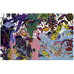 Homer Simpson in Paradise картина акрил на холсте варинант исполнения - 4 | Loft Concept в Санкт-петербурге