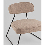 Кресло лаунж Kate букле капучино варинант исполнения - 2 | Loft Concept в Санкт-петербурге