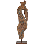 Арт-объект из антикварного тика Antique Fragment Statuette варинант исполнения - 2 | Loft Concept в Санкт-петербурге