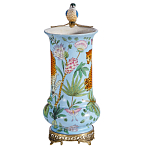 Ваза из фарфора с птицей на бронзовой ветке Garden of Eden варинант исполнения - 4 | Loft Concept в Санкт-петербурге