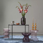 Кофейный столик стеклянный Elegant Lilac Glass Model варинант исполнения - 1 | Loft Concept в Санкт-петербурге