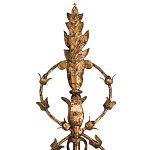 Бра настенное с цветочным мотивом Vintage Luxury варинант исполнения - 1 | Loft Concept в Санкт-петербурге