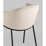 Стул Brace велюр молочный варинант исполнения - 3 | Loft Concept в Санкт-петербурге