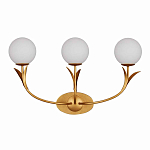 Бра с золотым каркасом в виде стебля с листьями Inspired by Nature варинант исполнения - 3 | Loft Concept в Санкт-петербурге