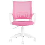 Офисное кресло с основанием из белого пластика Desk chairs Pink варинант исполнения - 2 | Loft Concept в Санкт-петербурге
