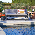 Садовый диван на каркасе из алюминия Petro варинант исполнения - 8 | Loft Concept в Санкт-петербурге