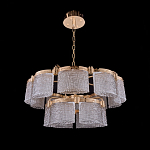 Люстра двухъярусная с текстурными овальными абажурами Splendor Palace Style варинант исполнения - 3 | Loft Concept в Санкт-петербурге