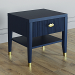 Прикроватная тумбочка с ящиком Elsa Dreams Blue варинант исполнения - 1 | Loft Concept в Санкт-петербурге