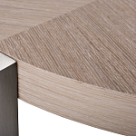 Столик журнальный с низкой круглой столешницей Wood Grain варинант исполнения - 1 | Loft Concept в Санкт-петербурге