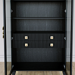 Дизайнерский шкаф витрина Elsa Dreams Black с 4-мя ящиками варинант исполнения - 6 | Loft Concept в Санкт-петербурге