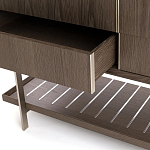 Платяной шкаф из серого дуба Sawada Gray Oak Wardrobe варинант исполнения - 4 | Loft Concept в Санкт-петербурге