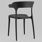 Черный стул из прочного PP-пластика JORIS варинант исполнения - 4 | Loft Concept в Санкт-петербурге