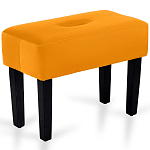 Мягкий  пуф на черных ножках Winton Pouf варинант исполнения - 19 | Loft Concept в Санкт-петербурге