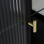 Сервант двухдверный с рифленым стеклом The Keeper варинант исполнения - 4 | Loft Concept в Санкт-петербурге