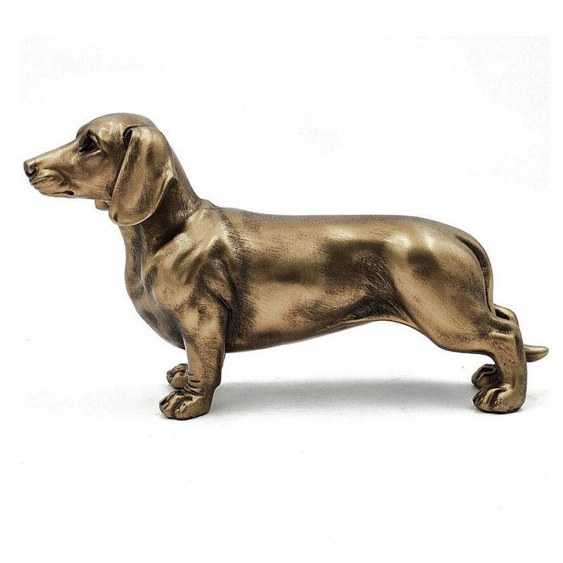 Статуэтка такса с реалистичными деталями и гладкой поверхностью Dachshund Style Бронза Статуэтка такса с реалистичными деталями и гладкой поверхностью Dachshund Style Бронза в Санкт-петербурге | Loft Concept