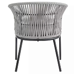 Кресло с декоративным плетением на спинке и подлокотниках Armchair Weaving варинант исполнения - 4 | Loft Concept в Санкт-петербурге