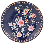 Чайный сервиз из фарфора синий на 6 персон 14 предметов Flower Porcelain Collection варинант исполнения - 3 | Loft Concept в Санкт-петербурге