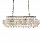 Люстра овальной формы хрустальная в неоклассическом стиле Majesty варинант исполнения - 6 | Loft Concept в Санкт-петербурге