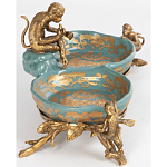 Блюдо двойное из фарфора Crogy варинант исполнения - 2 | Loft Concept в Санкт-петербурге