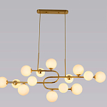 Люстра подвесная с белыми лампами в форме шара Flute варинант исполнения - 4 | Loft Concept в Санкт-петербурге