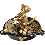 Пепельница фарфоровая Gold Dog варинант исполнения - 3 | Loft Concept в Санкт-петербурге