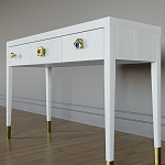 Дизайнерский Письменный стол Elsa Dreams White с тремя ящиками варинант исполнения - 2 | Loft Concept в Санкт-петербурге