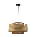 Подвесной светильник с абажуром из плтеного бамбука Light Inside the Cell варинант исполнения - 3 | Loft Concept в Санкт-петербурге