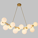 Люстра подвесная с белыми лампами в форме шара Felicitat варинант исполнения - 4 | Loft Concept в Санкт-петербурге