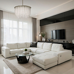 Люстра круглая с прозрачными стеклянными трубками Nembus варинант исполнения - 12 | Loft Concept в Санкт-петербурге