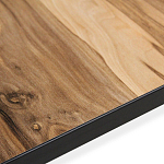 Стол обеденный раздвижной с прямоугольной столешницей на четырех черных ножках Blair варинант исполнения - 7 | Loft Concept в Санкт-петербурге