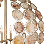 Люстра в форме шара с декором из круглых декоративных элементов Bright Shell Discs варинант исполнения - 1 | Loft Concept в Санкт-петербурге