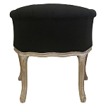 Кресло низкое в стиле прованс Louis French Armchair black flax варинант исполнения - 2 | Loft Concept в Санкт-петербурге