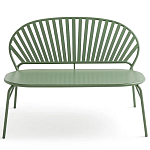 Зелёная скамья из стали Goodwin Metal Bench Green варинант исполнения - 5 | Loft Concept в Санкт-петербурге