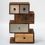 Тумба необычной формы с выдвижными ящиками Shift варинант исполнения - 2 | Loft Concept в Санкт-петербурге