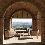 Дизайнерский уличный диван из массива дерева BOBOLI Sofa варинант исполнения - 2 | Loft Concept в Санкт-петербурге